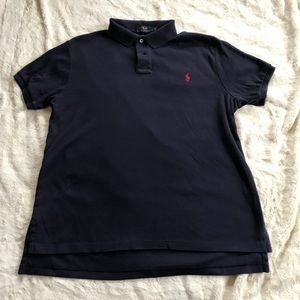 Polo Ralph Lauren Men’s Navy Blue SS Polo Shirt